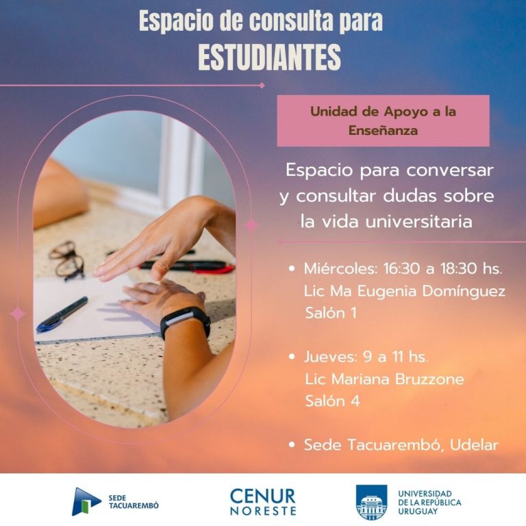 Espacio de consulta para estudiantes