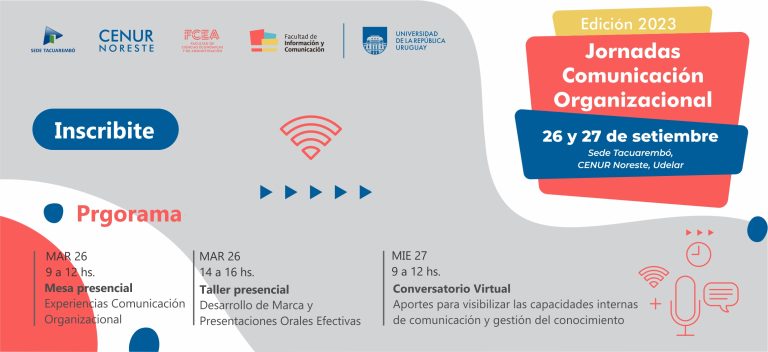 26 y 27 set: VIII Jornadas de Comunicación Organizacional – Inscribite aquí