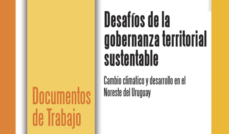 Libro: Cambio climático y desarrollo en el Noreste del Uruguay