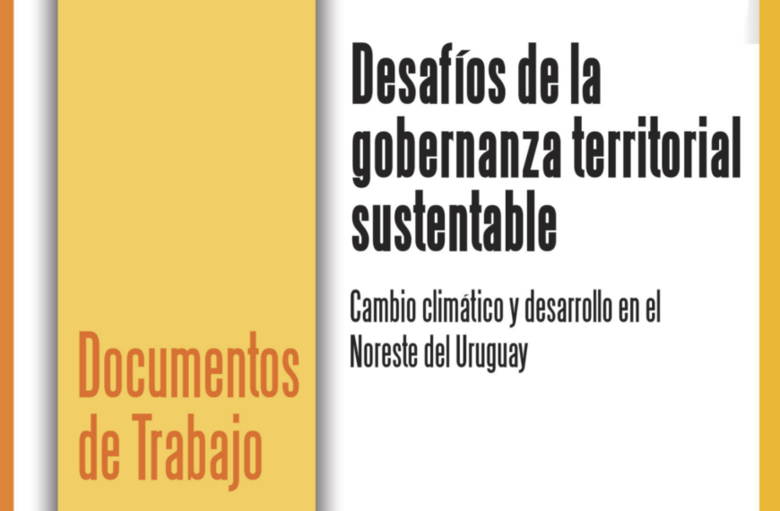 Libro: Cambio climático y desarrollo en el Noreste del Uruguay