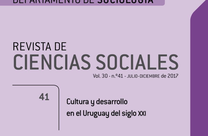 Revista Ciencias Sociales N° 41